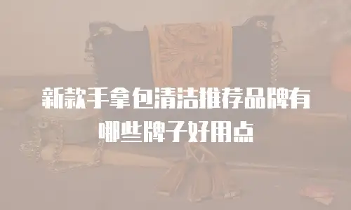 新款手拿包清洁推荐品牌有哪些牌子好用点