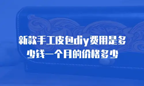 新款手工皮包diy费用是多少钱一个月的价格多少