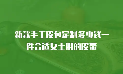 新款手工皮包定制多少钱一件合适女士用的皮带