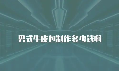 男式牛皮包制作多少钱啊