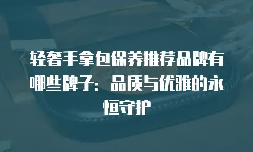 轻奢手拿包保养推荐品牌有哪些牌子：品质与优雅的永恒守护