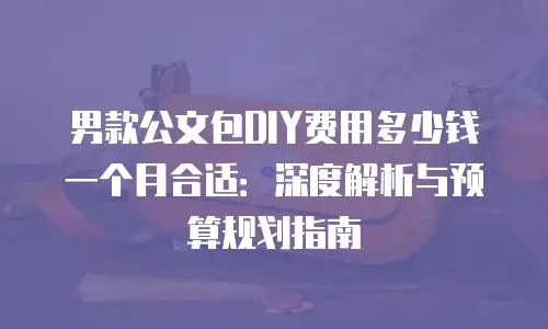 男款公文包DIY费用多少钱一个月合适：深度解析与预算规划指南
