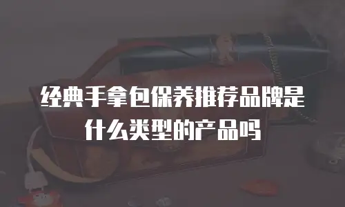 经典手拿包保养推荐品牌是什么类型的产品吗