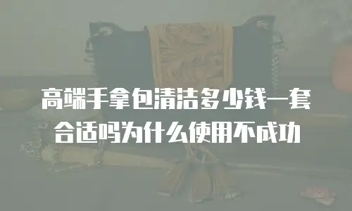 高端手拿包清洁多少钱一套合适吗为什么使用不成功