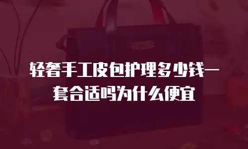 轻奢手工皮包护理多少钱一套合适吗为什么便宜