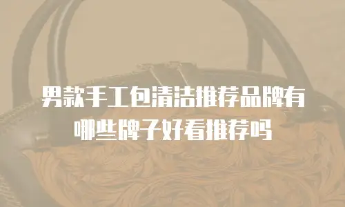 男款手工包清洁推荐品牌有哪些牌子好看推荐吗
