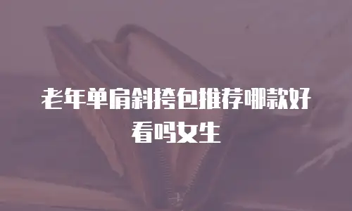 老年单肩斜挎包推荐哪款好看吗女生