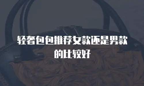轻奢包包推荐女款还是男款的比较好