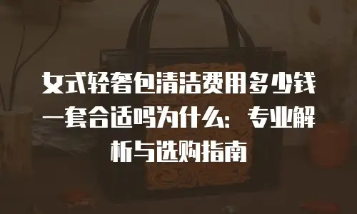 女式轻奢包清洁费用多少钱一套合适吗为什么：专业解析与选购指南