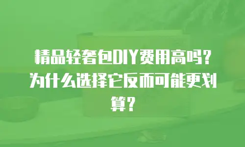 精品轻奢包DIY费用高吗？为什么选择它反而可能更划算？