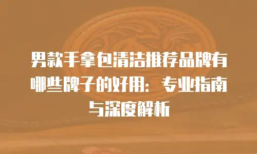男款手拿包清洁推荐品牌有哪些牌子的好用：专业指南与深度解析