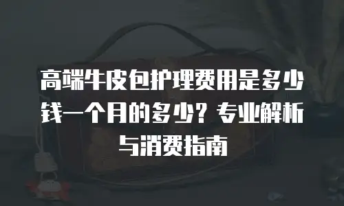 高端牛皮包护理费用是多少钱一个月的多少？专业解析与消费指南