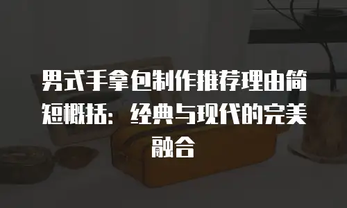 男式手拿包制作推荐理由简短概括：经典与现代的完美融合