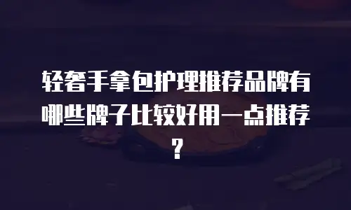 轻奢手拿包护理推荐品牌有哪些牌子比较好用一点推荐？