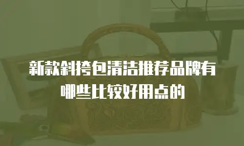 新款斜挎包清洁推荐品牌有哪些比较好用点的
