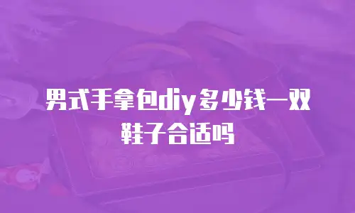 男式手拿包diy多少钱一双鞋子合适吗