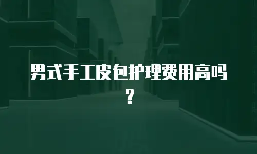  男式手工皮包护理费用高吗？