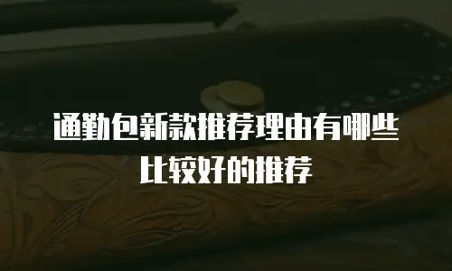 通勤包新款推荐理由有哪些比较好的推荐