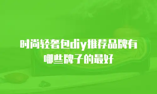 时尚轻奢包diy推荐品牌有哪些牌子的最好