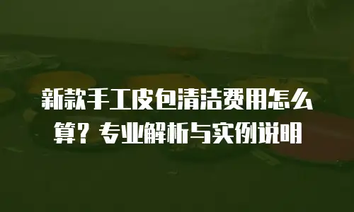 新款手工皮包清洁费用怎么算？专业解析与实例说明