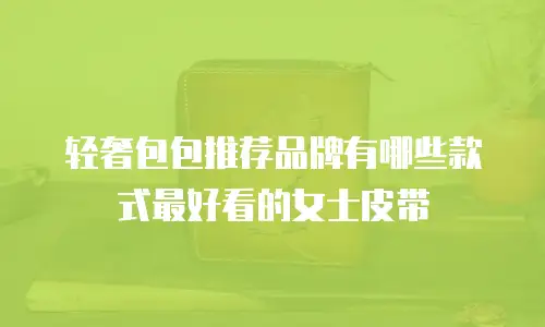 轻奢包包推荐品牌有哪些款式最好看的女士皮带