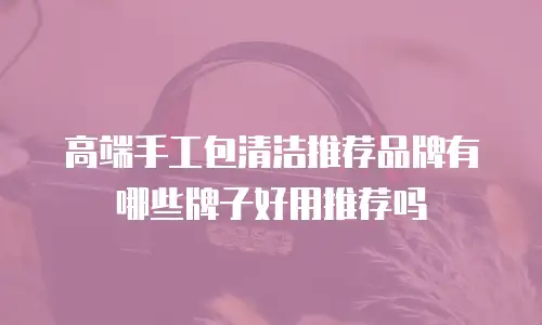 高端手工包清洁推荐品牌有哪些牌子好用推荐吗