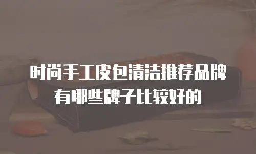时尚手工皮包清洁推荐品牌有哪些牌子比较好的