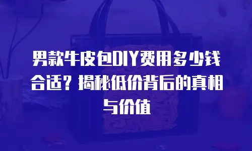 男款牛皮包DIY费用多少钱合适？揭秘低价背后的真相与价值