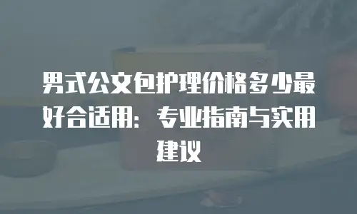 男式公文包护理价格多少最好合适用：专业指南与实用建议