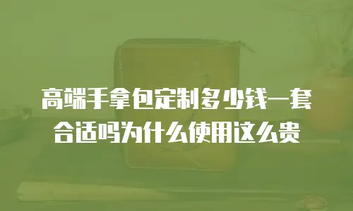 高端手拿包定制多少钱一套合适吗为什么使用这么贵