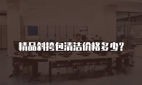 精品斜挎包清洁价格多少？