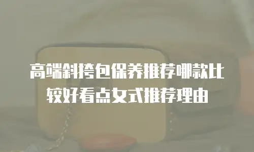 高端斜挎包保养推荐哪款比较好看点女式推荐理由