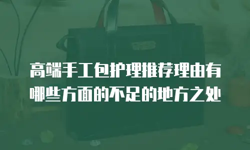 高端手工包护理推荐理由有哪些方面的不足的地方之处