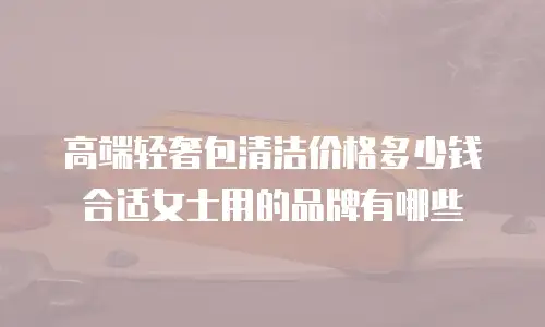 高端轻奢包清洁价格多少钱合适女士用的品牌有哪些