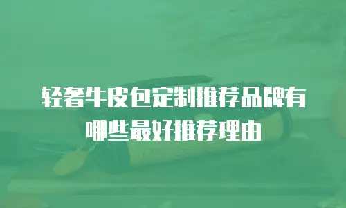 轻奢牛皮包定制推荐品牌有哪些最好推荐理由