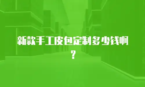 新款手工皮包定制多少钱啊？