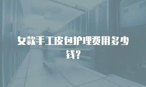 女款手工皮包护理费用多少钱？