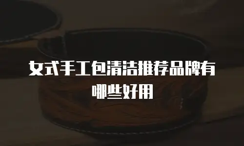 女式手工包清洁推荐品牌有哪些好用
