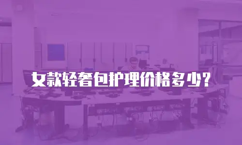  女款轻奢包护理价格多少？