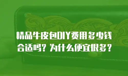 精品牛皮包DIY费用多少钱合适吗？为什么便宜很多？