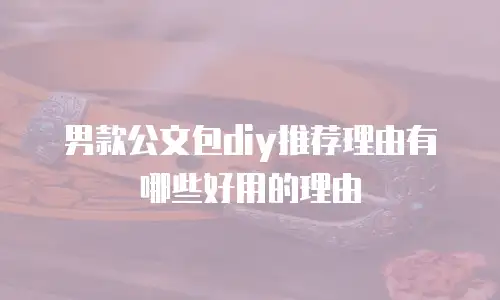 男款公文包diy推荐理由有哪些好用的理由