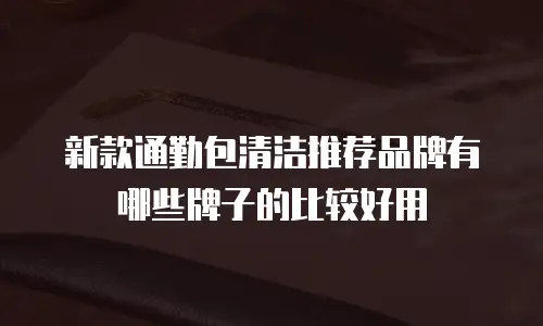 新款通勤包清洁推荐品牌有哪些牌子的比较好用