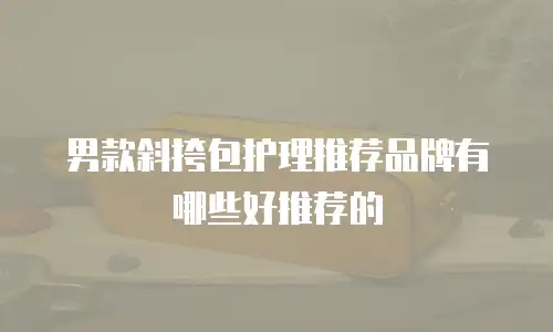 男款斜挎包护理推荐品牌有哪些好推荐的