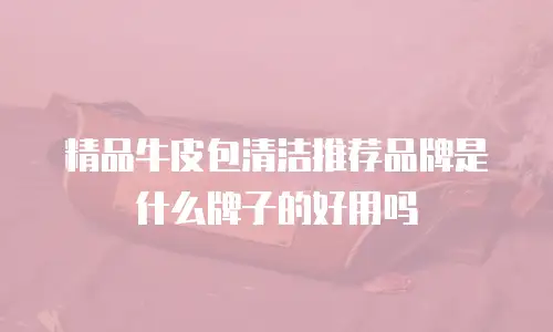 精品牛皮包清洁推荐品牌是什么牌子的好用吗