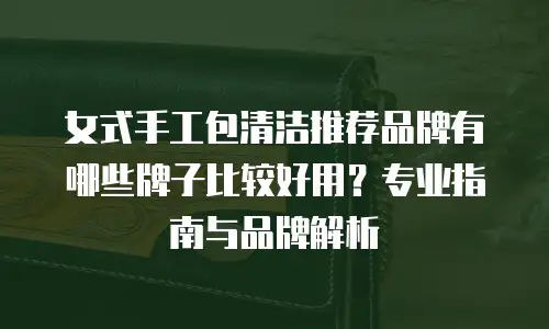 女式手工包清洁推荐品牌有哪些牌子比较好用？专业指南与品牌解析
