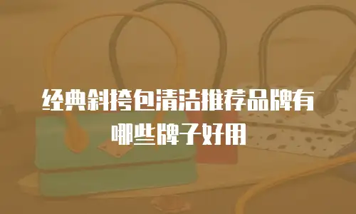 经典斜挎包清洁推荐品牌有哪些牌子好用