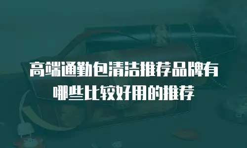 高端通勤包清洁推荐品牌有哪些比较好用的推荐