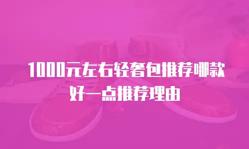 1000元左右轻奢包推荐哪款好一点推荐理由