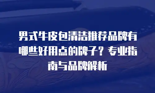 男式牛皮包清洁推荐品牌有哪些好用点的牌子？专业指南与品牌解析