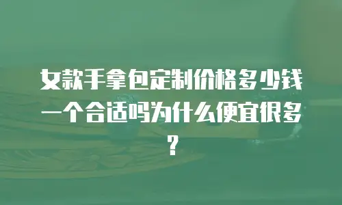 女款手拿包定制价格多少钱一个合适吗为什么便宜很多？ 